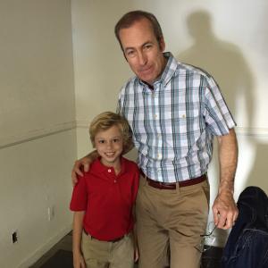With Bob Odenkirk on the set of With Bob and David
