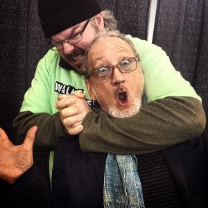 Bo! Campbell and Robert Englund at Walker Stalker Con 2015 in San Francisco
