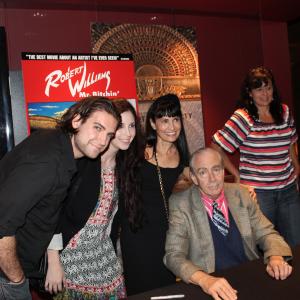 With Robert Williams, Sahara Novotny, and co-director Nancye Ferguson of Robert Williams/Mr.Bitchin' at the Premiere.