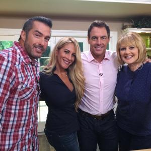 Skip Bedell Alison Bedell Mark Steines and Cristina Ferrer Home And Family on Hallmark Channel October 2014