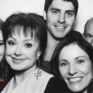 Nearlyweds cast Danielle Panabaker Naomi Judd Travis Milne and Executive Producers Kat Green and William R Greenblatt