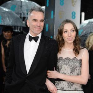 Daniel Day-Lewis and Charissa Shearer, his niece, at the 2013 BAFTAS