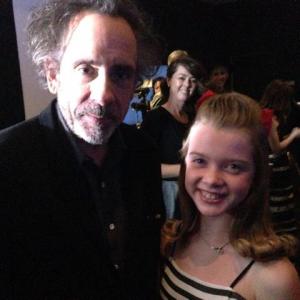 The incredible Tim Burton  Delaney Raye of the Red Carpet Premiere of Big Eyes in NYC