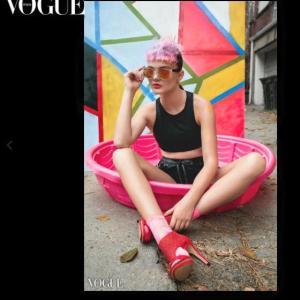 Faye Foley featured in Vogue Italia