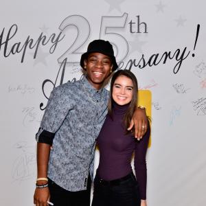 Katherine Hughes and RJ Cyler at event of The IMDb Studio 2015