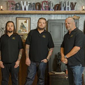 Still of Rick Harrison Corey Harrison and Austin Chumlee Russell in Pawnography 2014