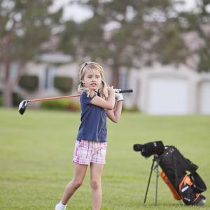 7 year old Isabella on a PGA Jr team with St Marks Golf Club