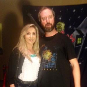 With Tom Green
