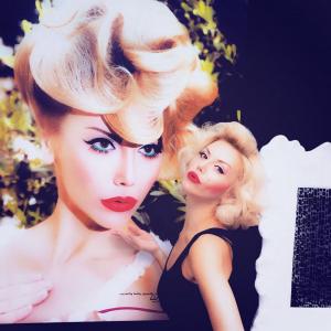 Marilyn makeup  hairstyle by Afrina Beauty Center Dubai UAE