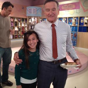 Robin Williams and me on the crazy ones