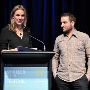 St Kilda Film Festival Accepting the Craft Award for Grey Bull