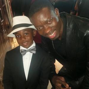with Comedian Micheal Blackson