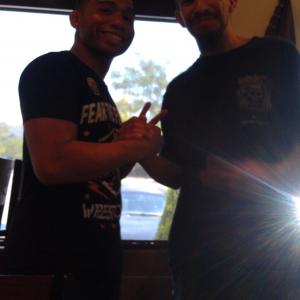 UFC fighter Jon Dodson and me