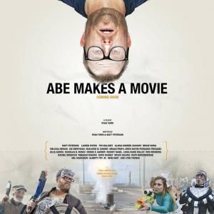 On the cover of Abe Makes A Movie. I am on the far right as an Alien.