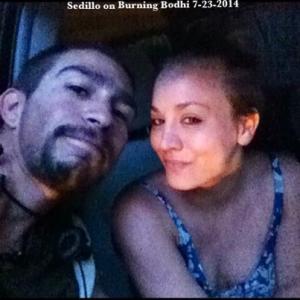 Selfie with Kaley Cuoco aka Penny from Big Bang Theory On set of Burning Bodhi