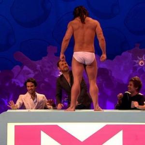 Getting in the face of Danny Dyer on Celebrity Juice