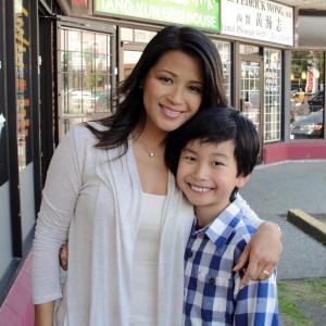 Theresa Wong and Sean Quan on location in 8 Minutes Ahead