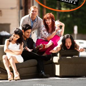 Katharine Nova, Christopher Silva, Felipe Osorio. Annabell Osorio and Brian Chang in Crazy Venice Apartment