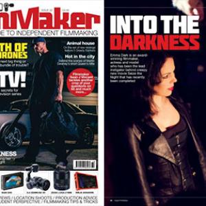 Emma Darks short horroraction film Seize the Night featured in Issue 32 of Digital FilmMaker Magazine in print nationally! Full colour six page indepth behind the scenes article pages 3641