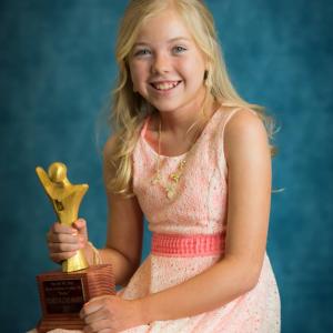 Winner for Best Actress Under 18 at the Filmed In Utah Awards Show