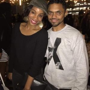 Anika Noni Rose and I at the 15th Anniversary Screening of Love  Basketball in Los Angeles