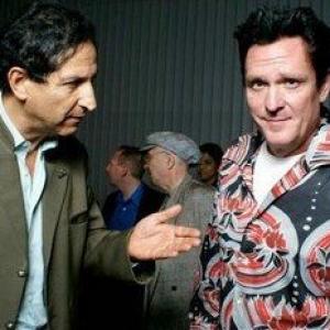 Screening of STRENGTH AND HONOUR directed by Mark Mahon at the New York International Independent Film and Video Festival 2008in NYC left to right Claude Laniado Michael Madsen