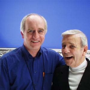 Me with the late great Norman Wisdom Directing him for TV