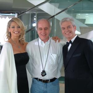 Me with TV Stars, Tess Daly & Philip Schofield. Directing them fir TV.