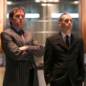 Still of Ben Miller and Karl Theobald in Primeval 2007