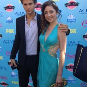 Kelly Lovell & Keegan Allen at 2013 Teen Choice Awards