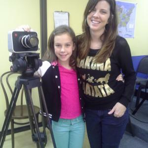 On the set of Clique wars with director Jenn Page
