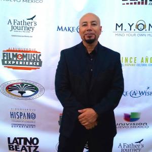 A FATHERS JOURNEY Special film screening with Albuquerque Make A Wish FoundationLatino Beatz Univision Red Carpet photo of Armando DuBon Jr