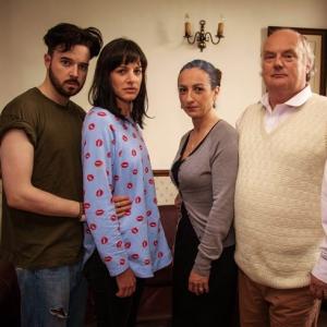 press still of Michael Lieber, Christopher Craig, Loren Peta and Antonia Davies for Rancour a new horror