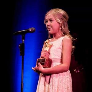 Winner Best Actress Under 18 at the Filmed In Utah Awards Show