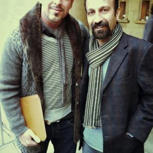 Saeed Khoze and Asghar Farhadi Legendary Academy Award winner Iranian director
