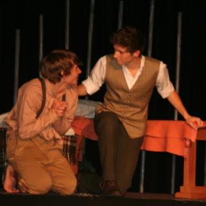 A Night Thoreau Spent in Jail. Nick Heeter as Bailey and Travis Gore as Thoreau.