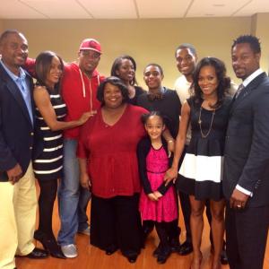 Cast Photo for the feature film A Christmas to Remember Robin Givens and Darrin Henson