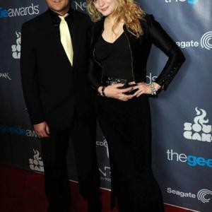 James Kerwin and Kipleigh Brown at 1st Annual Geekie Awards 2013