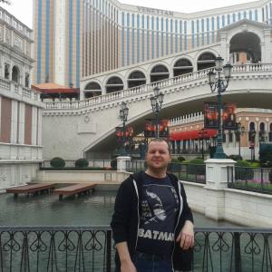 At the Venetian in Macau. Already gaining that lazy holiday fat and only been here 5 days