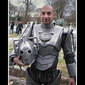Jon as a Cyberman in The Next Doctor episode of Doctor Who