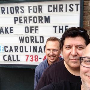 Stephen Donnelly, Chuck Williams and Michael Litty in Lumberton, NC on 9/27/15