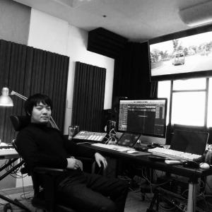 Ja wan Koo in his studio