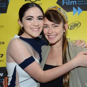 Isabelle Fuhrman and Sarah Buckley at event of All the Wilderness 2014