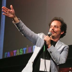 Isaac Ezban at the world premiere of his second feature film THE SIMILARS at Fantastic Fest 2015 Austin Texas EUA Sept 2015
