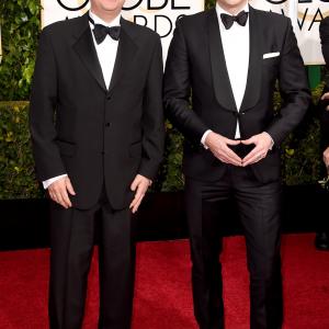 Stephen Beresford and David Livingstone at event of 72nd Golden Globe Awards (2015)