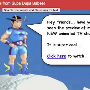 Adventures of Supa Dupa Babee Cartoon Animatic www.suapdupababee.com