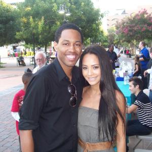 Jesse Mitchell and Tristin Mays at the screening of 