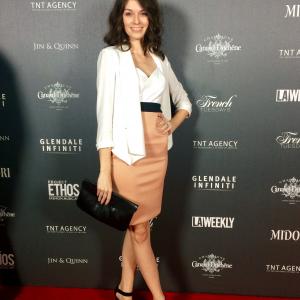 Actress Melanie Friedrich attends LA Fashion Week