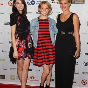 German actresses Melanie Friedrich Nina Rausch and Jana Nawartschi attend the German Currents Film Festival at the Egyptian Theatre in Hollywood on October 9th 2014