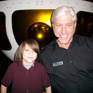 Gabriel with Ken on set of NASA for a Corporate Commercial Video Shoot